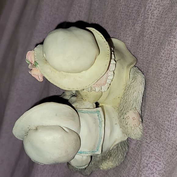 CALICO KITTENS VINTAGE 1994 RESIN FIGURINE YOU MAKE LIFE COLORFUL 102601 - Picture 3 of 5